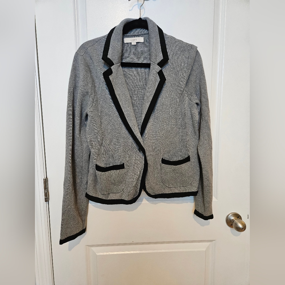 Ann Taylor Loft sweater jacket size Large